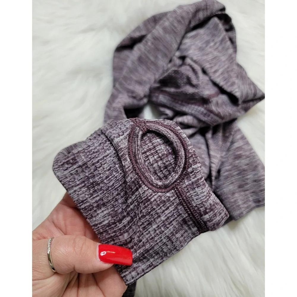 Lululemon Swiftly Tech Long Sleeve Shirt Women's Size 8 Heather Purple